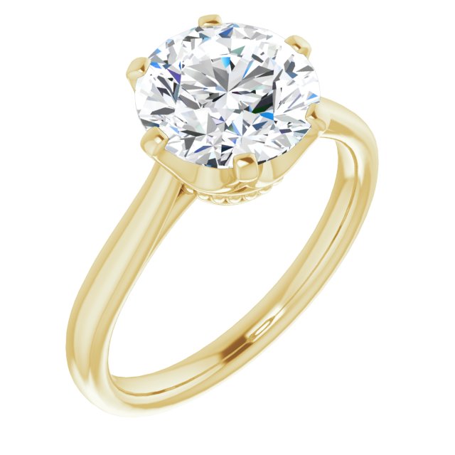 14k-yellow-gold-round,18k-yellow-gold-round