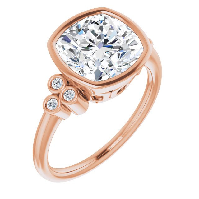 14k-rose-gold-cushion,18k-rose-gold-cushion