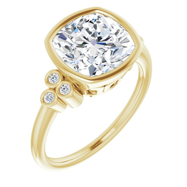 14k-yellow-gold-cushion,18k-yellow-gold-cushion