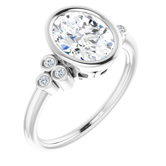 14k-white-gold-oval,18k-white-gold-oval,platinum-oval