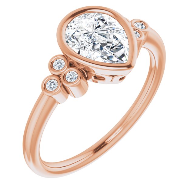 14k-rose-gold-pear,18k-rose-gold-pear