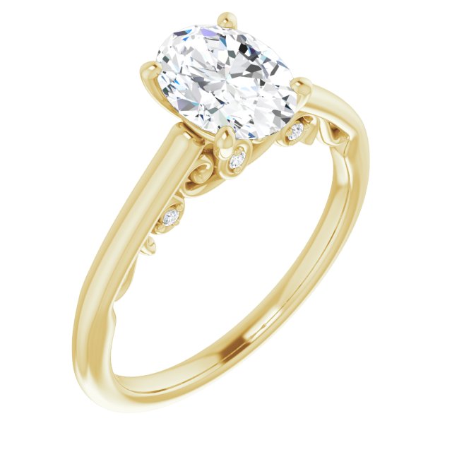 14k-yellow-gold-oval,18k-yellow-gold-oval