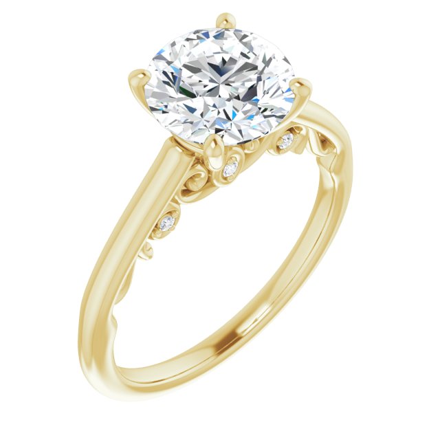 14k-yellow-gold-round,18k-yellow-gold-round