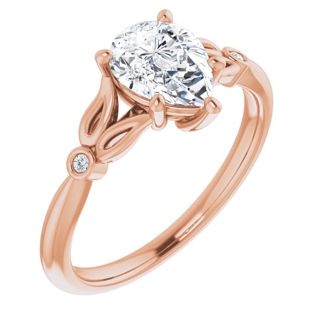 14k-rose-gold-pear,18k-rose-gold-pear