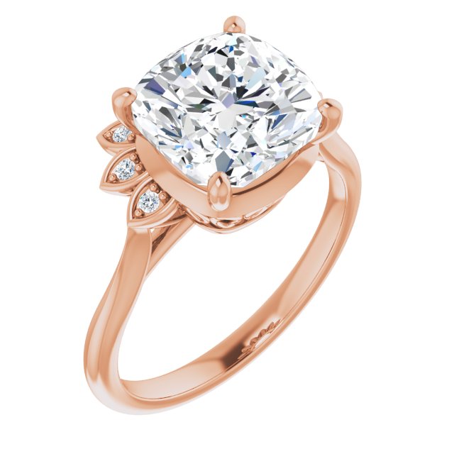 14k-rose-gold-cushion,18k-rose-gold-cushion
