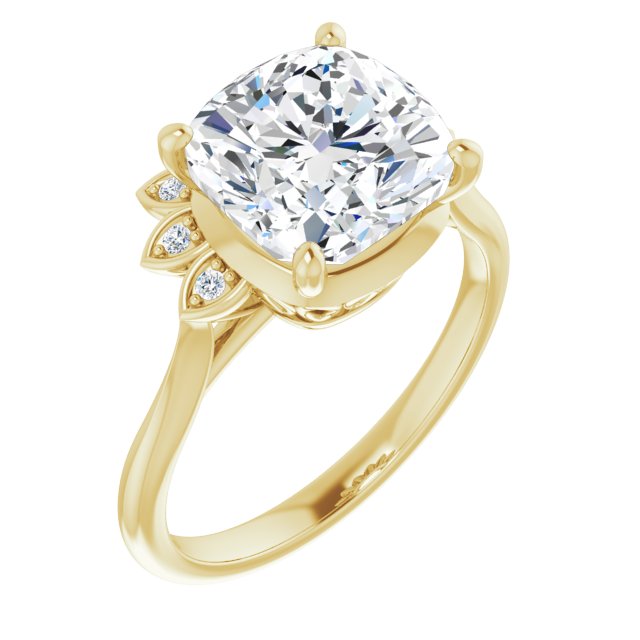 14k-yellow-gold-cushion,18k-yellow-gold-cushion