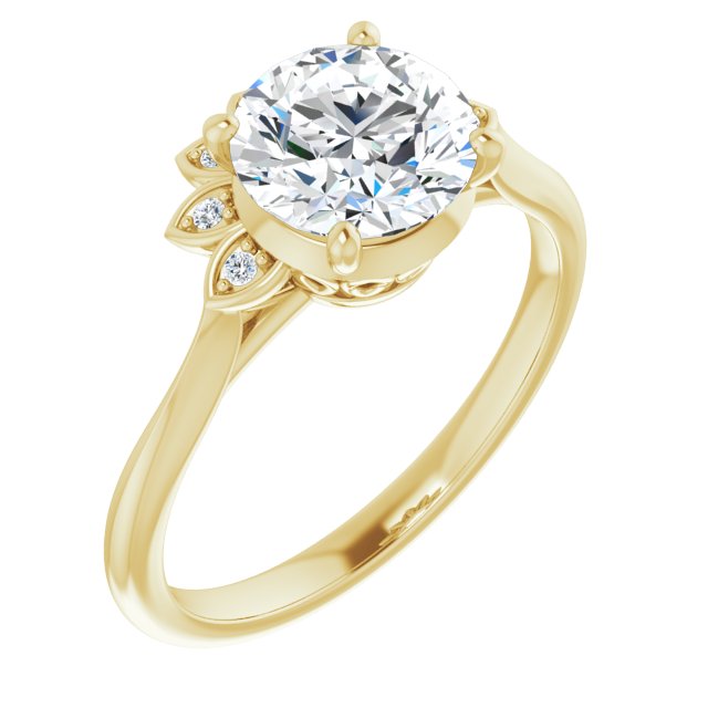 14k-yellow-gold-round,18k-yellow-gold-round
