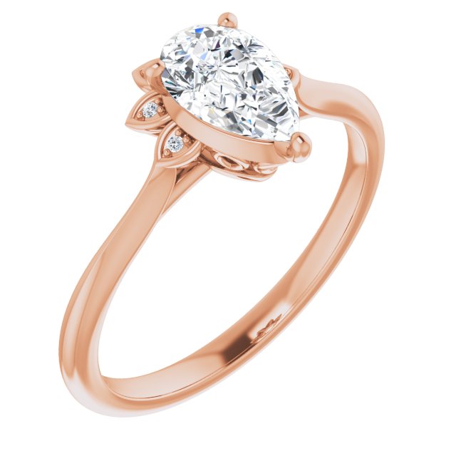 14k-rose-gold-pear,18k-rose-gold-pear