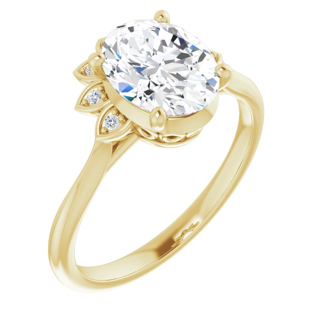 14k-yellow-gold-oval,18k-yellow-gold-oval